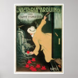 Arte del anuncio de la bebida del café del vintage impresiones