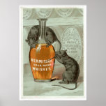 Arte del anuncio de la bebida del vintage del puré poster