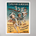 Arte del anuncio de la comida del vintage de Alime Impresiones