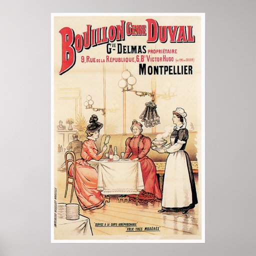 Arte del anuncio de la comida del vintage del cald impresiones