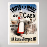 Arte del anuncio de la comida del vintage del De C Poster
