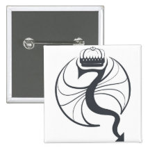 Arte del botón del choque pin