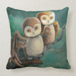 Arte del búho de los amigos del búho almohadas