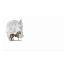 Arte del caballo de Paso Fino - tarjetas de visita