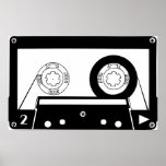 Arte del casete audio o del empollón impresiones