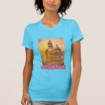 arte del castillo de arena camiseta
