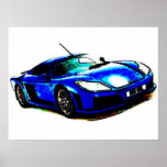 Arte del coche posters