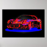 Arte del coche impresiones