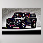 Arte del coche poster