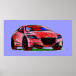 Arte del coche posters