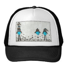 Arte del cráneo gorro de camionero