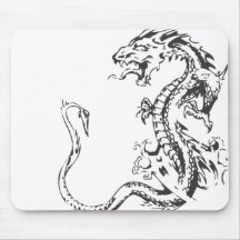 Arte del dragón tapete de ratones