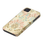 arte del estampado de flores de la naturaleza del  iPhone 4 Case-Mate cárcasas