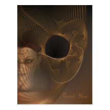 Arte del fractal de Fae del invierno Postales