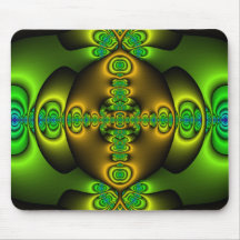 Arte del fractal de la cruz céltica alfombrillas de raton