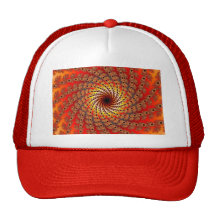 Arte del fractal de la vuelta de la tortuga acuáti gorros  