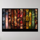 Arte del fractal de Liz Molnar Poster