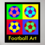 Arte del fútbol del fútbol posters