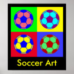 Arte del fútbol del fútbol posters