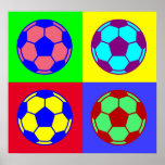Arte del fútbol del fútbol impresiones