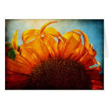 Arte del girasol felicitaciones