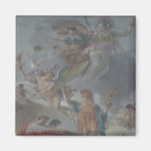 Arte del Louvre Iman Para Frigorífico