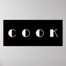 Arte del nombre de letra del alfabeto del COCINERO Impresiones