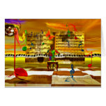 Arte del piano tarjeton