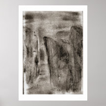 Arte del poster de las cimas de la montaña