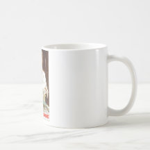 arte del poster de stalin taza