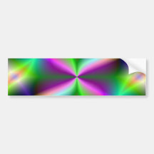 Arte del reloj de arena del fractal etiqueta de parachoque
