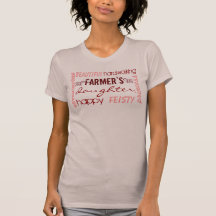 Arte del subterráneo de la hija del granjero camisetas