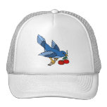 Arte del tatuaje del Bluebird y de las cerezas del Gorro De Camionero