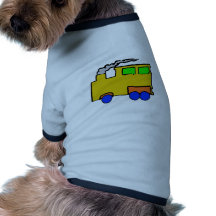 Arte del tren del muchacho del cumpleaños camisetas mascota