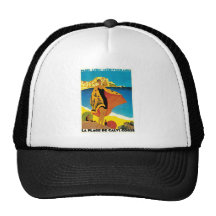 Arte del viaje de Francia del vintage del de Calvi Gorra