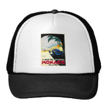 Arte del viaje de la carrera de coches de Mónaco G Gorra