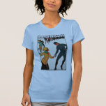 Arte del viaje del vintage del invierno de Davos S Camiseta