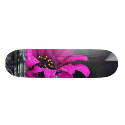 Arte del vidrio de la margarita tablas de skate