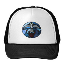 Arte del vitral del Espíritu Santo Gorros Bordados