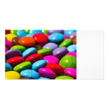 Arte dulce abstracto tarjetas fotográficas personalizadas