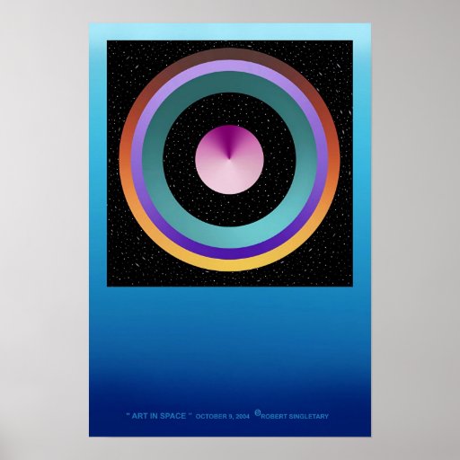 "ARTE EN ESPACIO" cerca: Roberto Singletary Poster