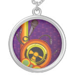 arte enrrollado del vector de la música retra pendiente personalizado