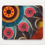Arte floral Mousepad del vector del extracto del c