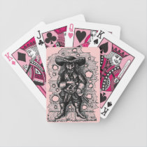 Arte fresco divertido del dibujo de la tinta de la cartas de juego