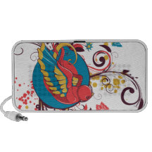 arte hermoso del vector del goldfinch mp3 altavoces