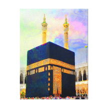 Arte islámico santo de Kaaba Lienzo Envuelto Para Galerías