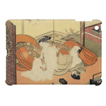 Arte japonés del geisha del ukiyo-e del vintage cl iPad mini coberturas