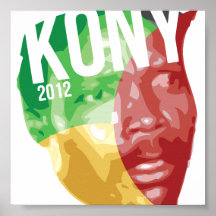 arte kony 2012 del poster