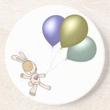 Arte mimoso lindo del juguete y de los globos posavasos manualidades