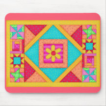 Arte Mousepad del edredón de remiendo